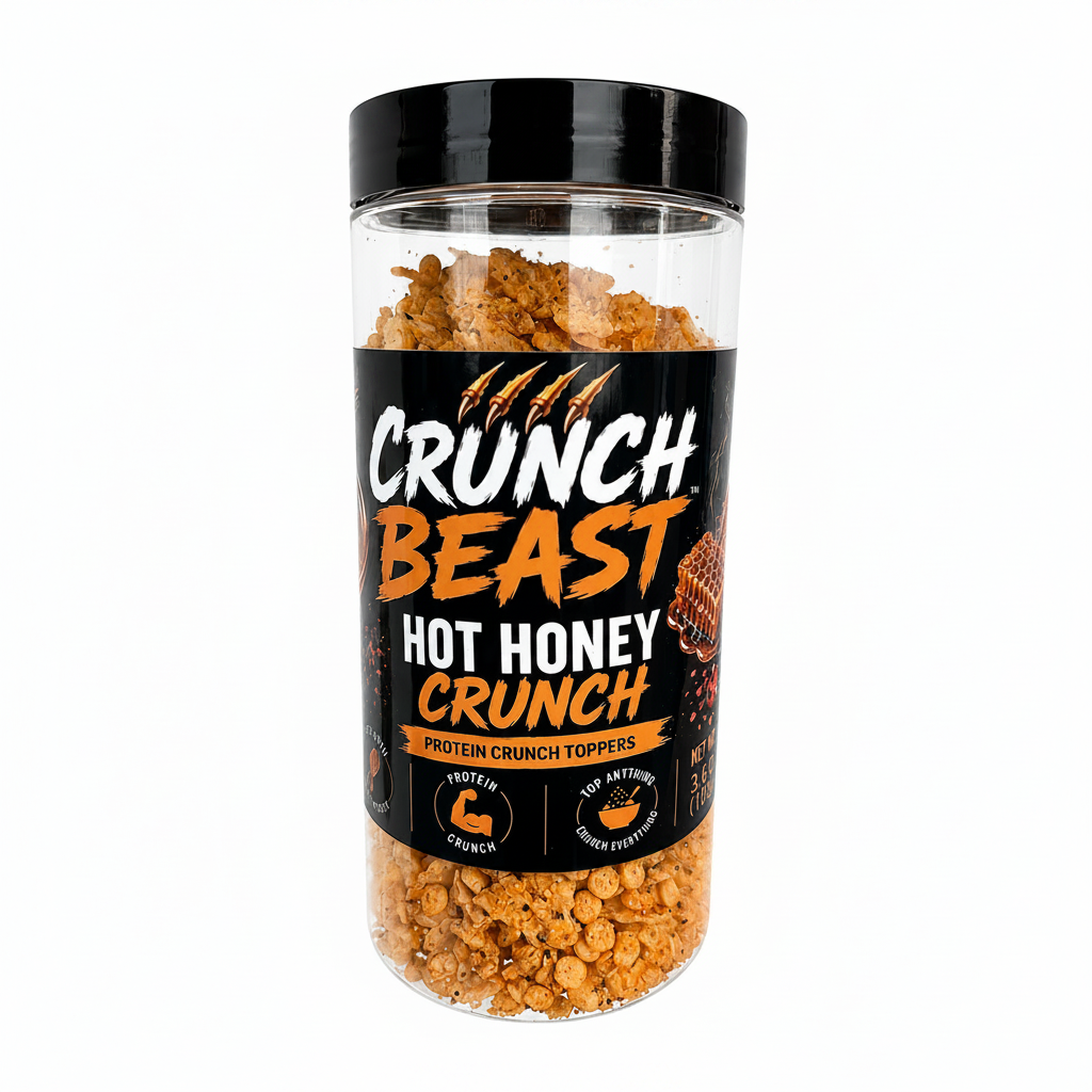 Crunch Beast Hot Honey Crunch Topper – Sweet Heat Meets Serious Crunch