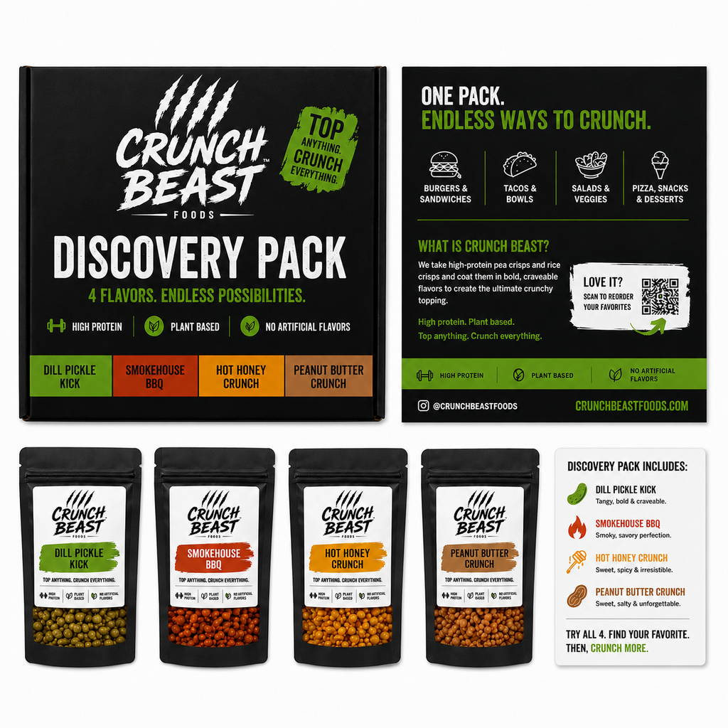 CRUNCH BEAST DISCOVERY PACK | TRY ALL 4 FLAVORS