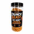 Jar of Crunch Beast Hot Honey Crunch protein crunch toppers on a white background