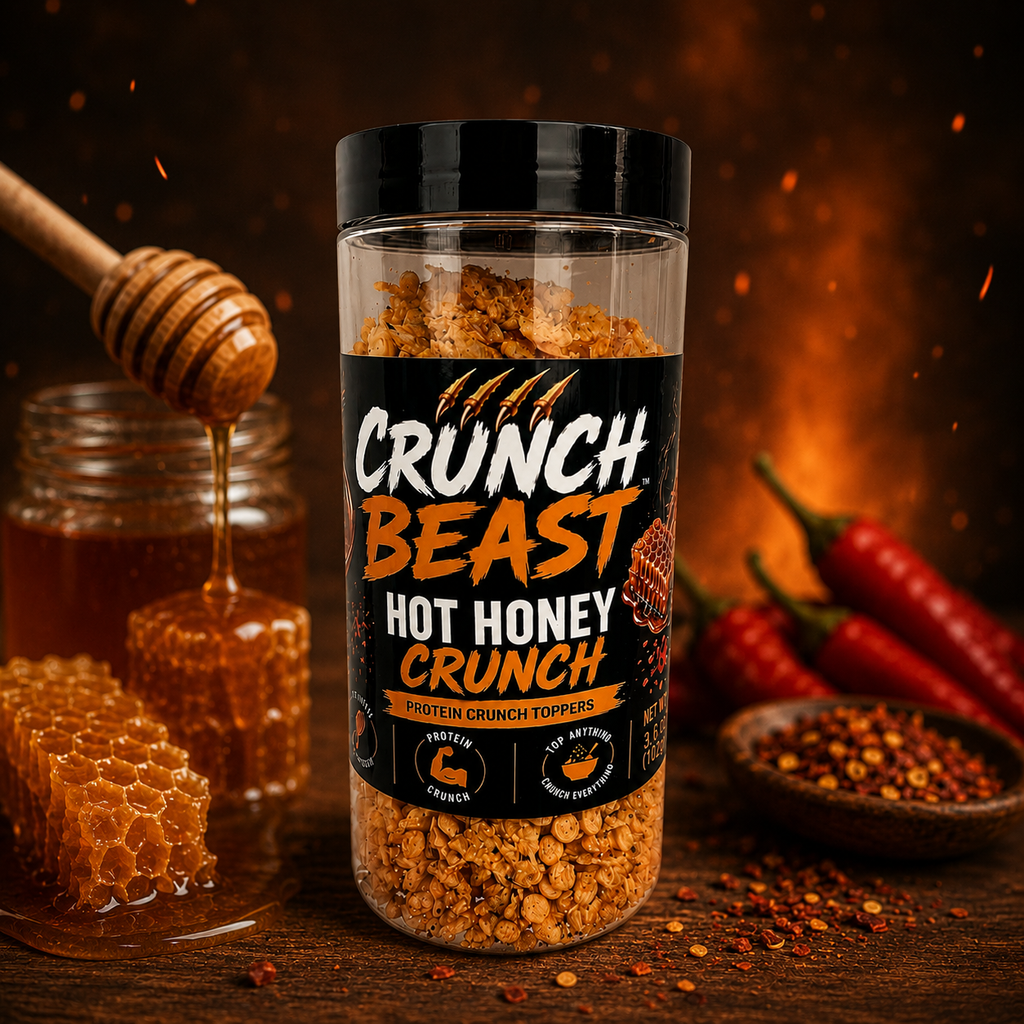 Crunch Beast Hot Honey Crunch Topper – Sweet Heat Meets Serious Crunch