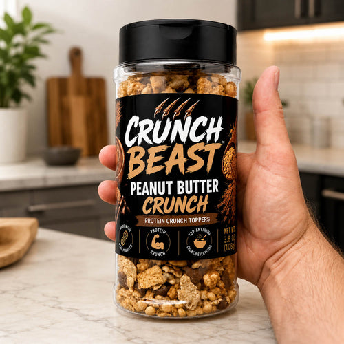 Crunch Beast™ Peanut Butter Crunch Protein Toppers – Sweet & Salty Crunch for Yogurt, Oatmeal, Ice Cream & More