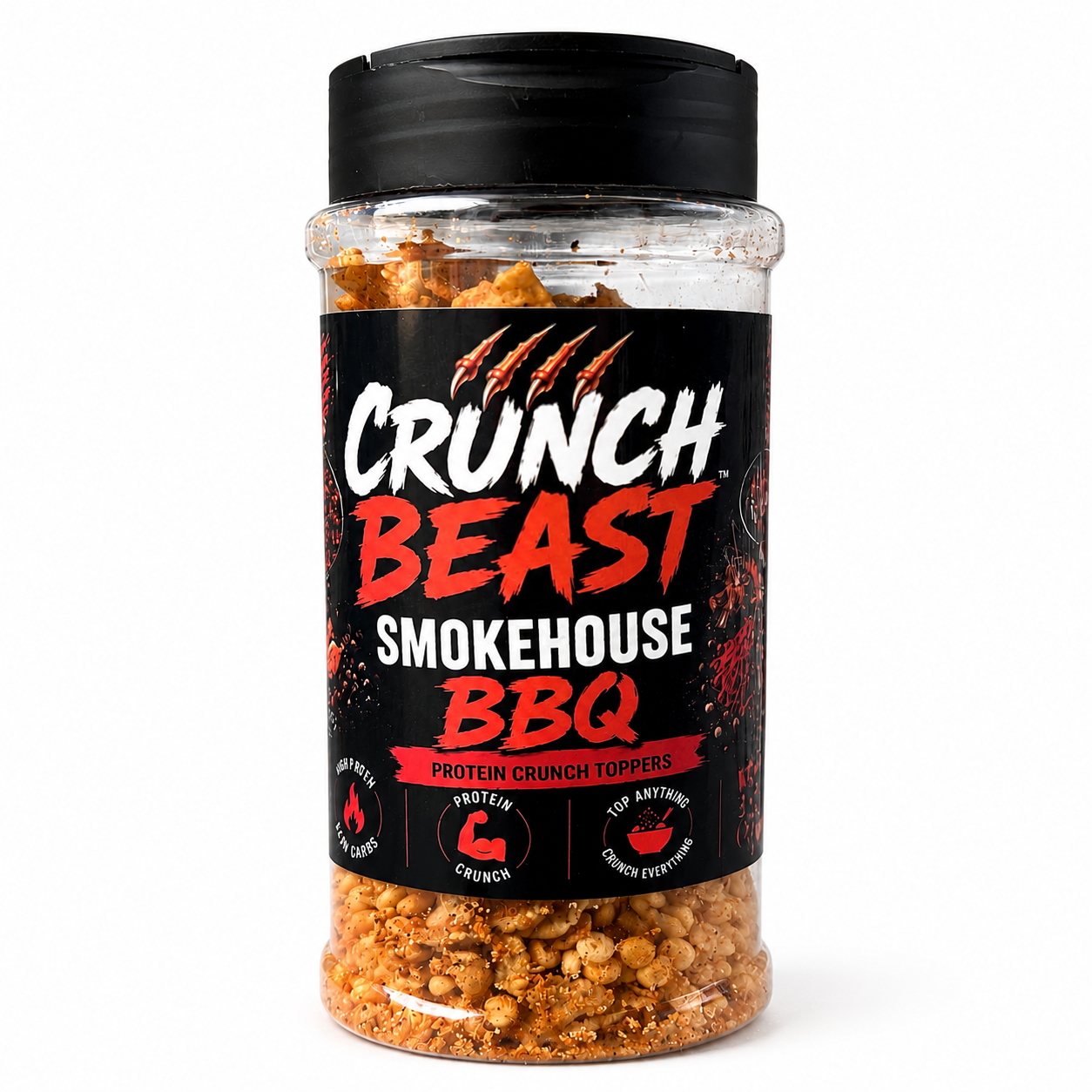 Crunch Beast™ Smokehouse BBQ Crunch Protein Toppers – Bold Smoky Crunch for Burgers, Sandwiches, Potatoes & More